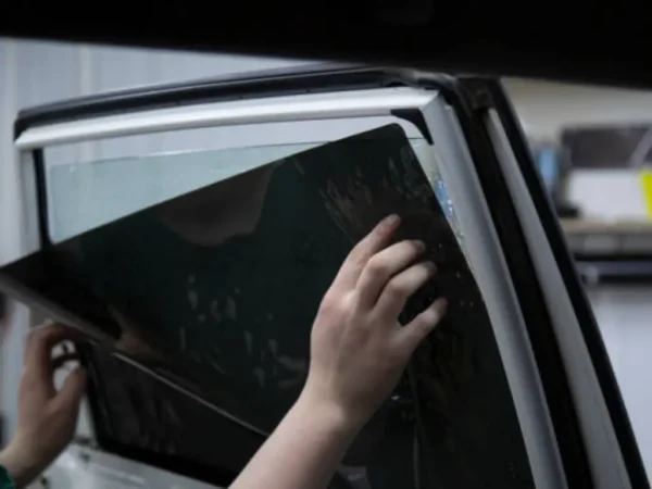 Professional applying paint protection that is has self-healing feature