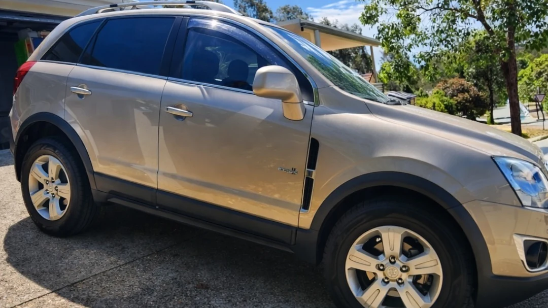 Car window tinting in Ipswich on a silver SUV with heat and glare reduction window film by Glass Tinting Solutions